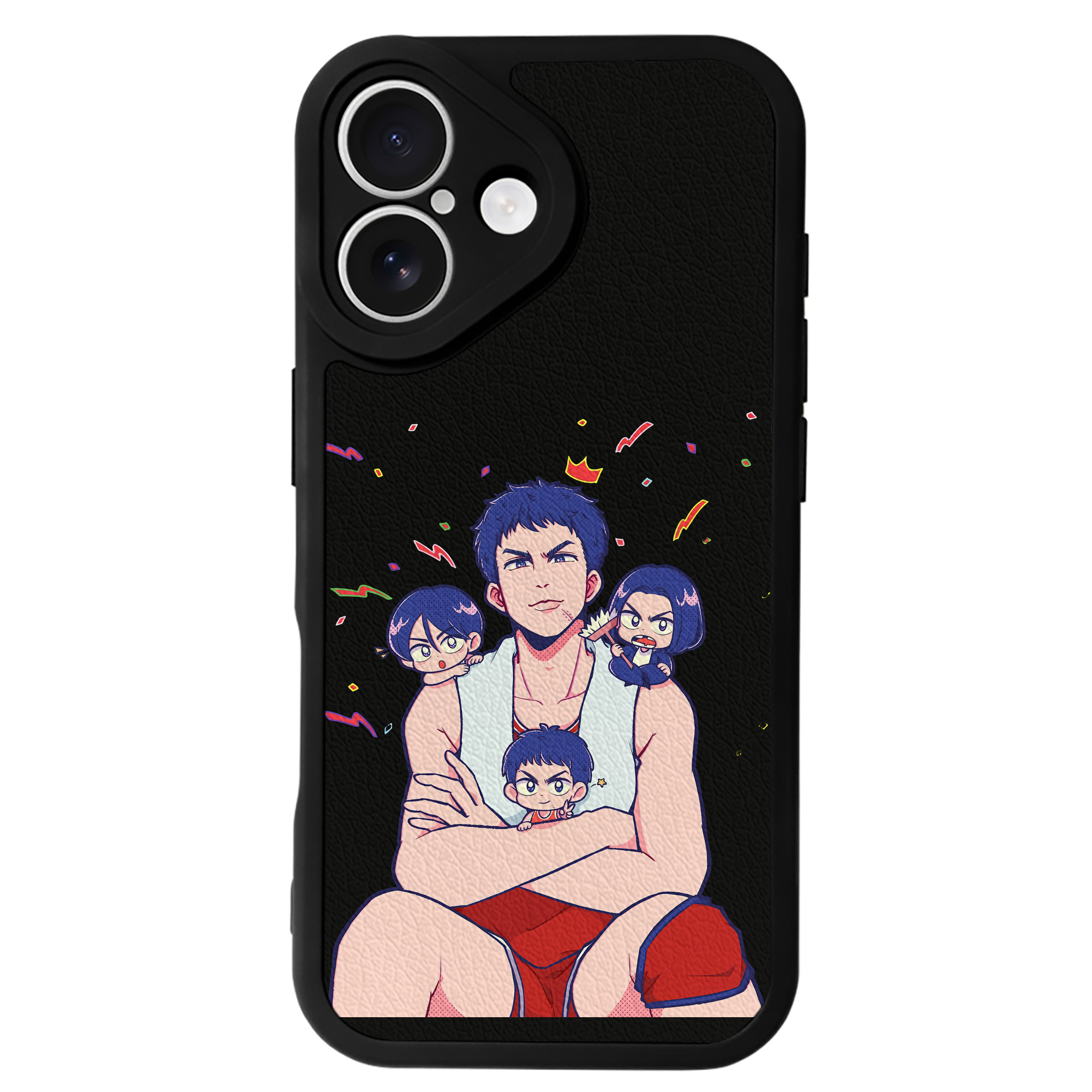 （画像用） SLAM DUNK／スラムダンク 【iPhone 16シリーズ対応】シリコンスマホケース（レザー調） 材質：シリコン